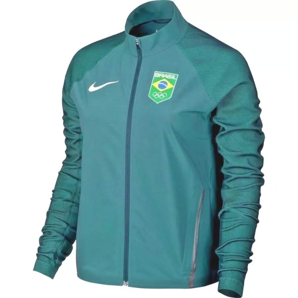 NIKE FLEX TEAM BRAZIL WOMEN'S RUNNING JACKET SZ M